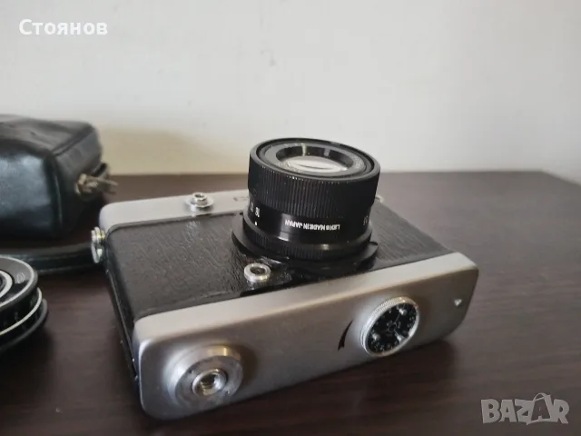Фотоапарат CHAJKA-II USSR с два обектива , снимка 13 - Фотоапарати - 56183024
