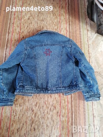 яке дънкено 128см , снимка 2 - Детски якета и елеци - 42902028