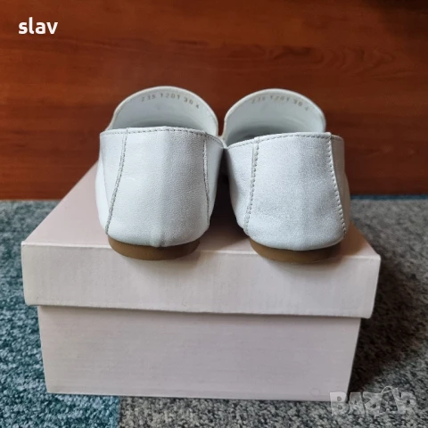 Женски кожени мокасини, 37, снимка 4 - Дамски ежедневни обувки - 51373625