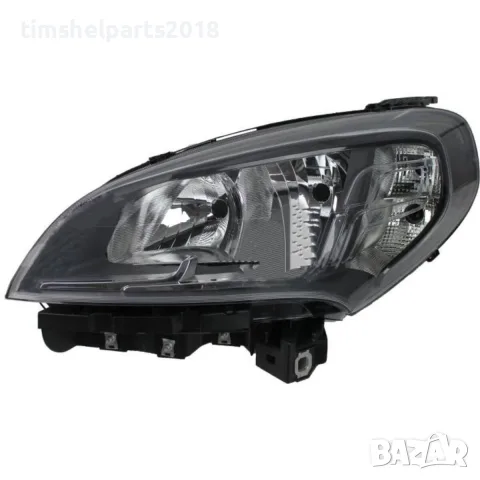 Фар с черен обръч за Fiat Doblo 2015-2022 - Шофьорска страна