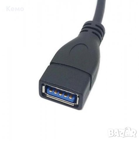 Адаптер USB Type-C към USB 3.0 OTG 180° и 90°, снимка 7 - USB кабели - 31832756