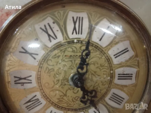 каминен настолен часовник mercedes, снимка 4 - Антикварни и старинни предмети - 48560320