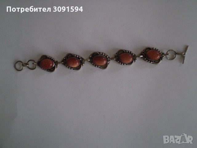 Ретро гривна с естествени камъни , снимка 2 - Антикварни и старинни предмети - 34551433