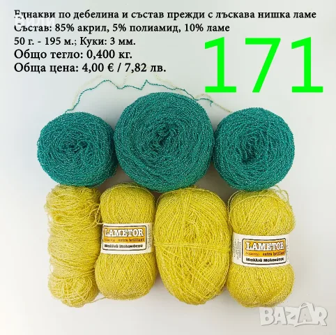 Евтини прежди в малки количества - нови и остатъци, снимка 4 - Други - 40171358