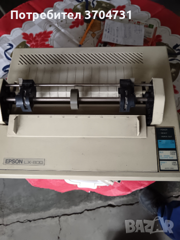 ПРИНТЕР EPSON LX - 800, снимка 4 - Принтери, копири, скенери - 44655489