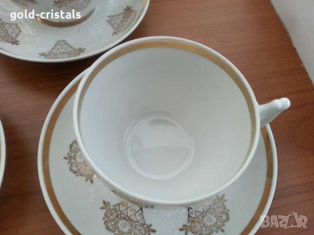 Руски порцеланов сервиз за чай , снимка 5 - Антикварни и старинни предмети - 30140066