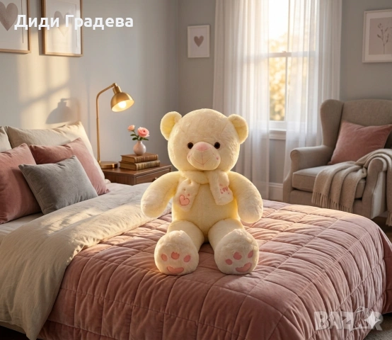 Голямо плюшено мече, снимка 5 - Плюшени играчки - 54100836