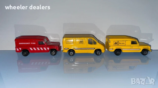 Метални колички Corgi Land Rover, Ford Transit, снимка 4 - Колекции - 50835246