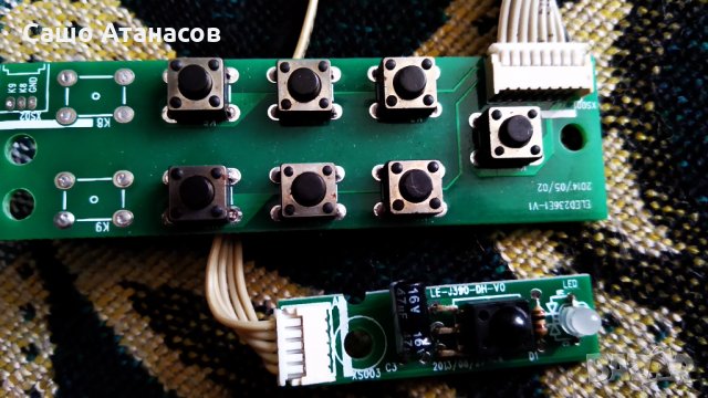 CROWN 20111 със счупена матрица ,TE.S506.EA67 ,LE-J390-HD-V0 ,M195FGE-P02 Rev.C3, снимка 9 - Части и Платки - 30483747