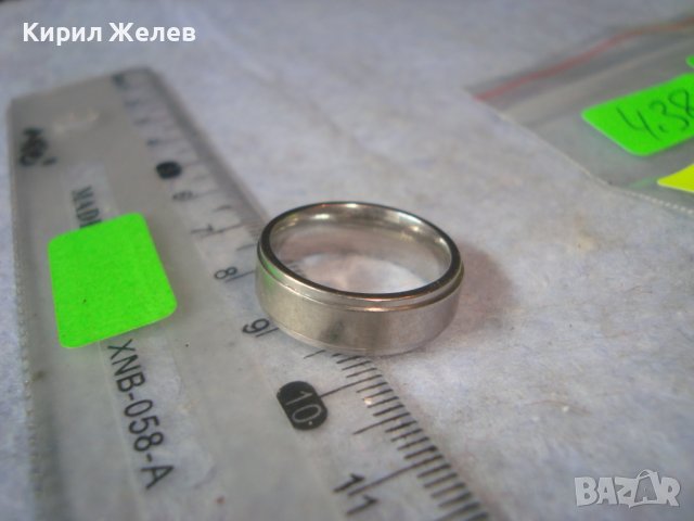 МОДЕН СТОМАНЕН ФЕШЪН АРТ ПРЪСТЕН ХАЛКА от НЕРЪЖДАЕМА БЛАГОРОДНА СТОМАНА 29429