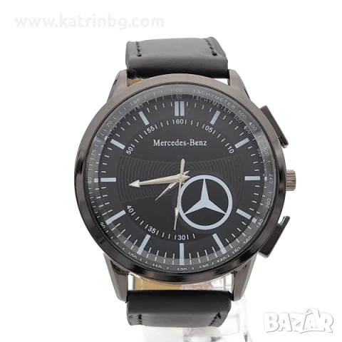 Подарък за мъж мерцедес-Часовник и портфейл, снимка 2 - Подаръци за мъже - 52582508
