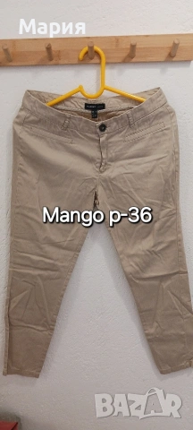 Дамски панталони Mango, Bershka, Zara р-36,р-38, снимка 2 - Панталони - 54237660