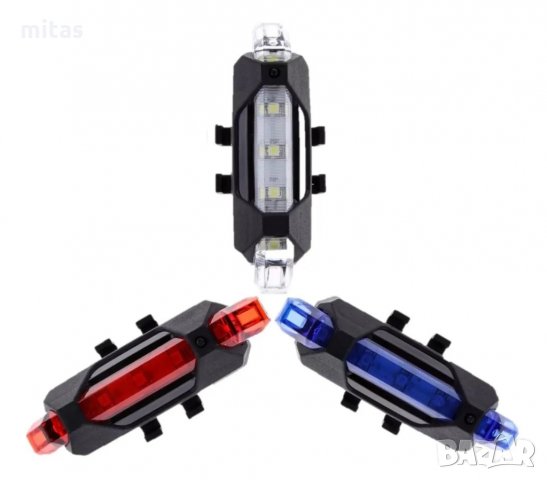 Акумулаторни LED стоп светлини за велосипед, ел. скутер - 3 цвята, снимка 3 - Аксесоари за велосипеди - 29813837