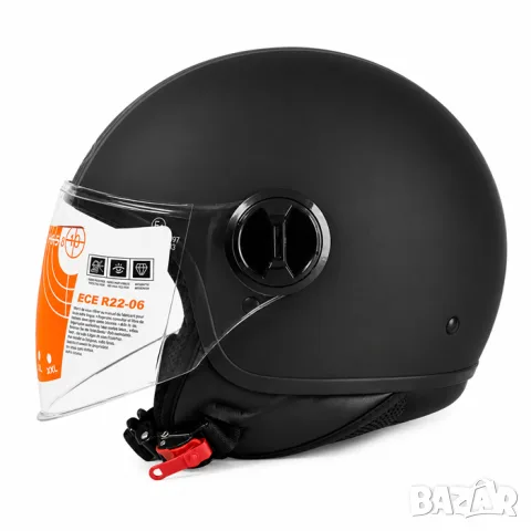 Отворена мото каска YEMA ECE R22.06 черно, снимка 2 - Аксесоари и консумативи - 55865703