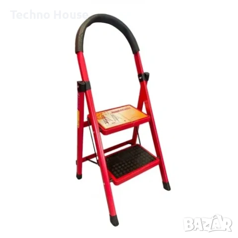 Сгъваема метална стълба с 2 стъпала 30 х 20, снимка 2 - Други стоки за дома - 53250232