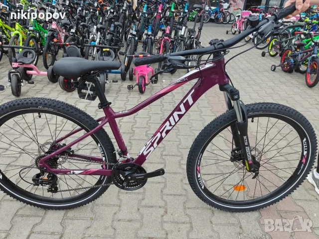 Промо велосипед 27.5" Sprint MAVERICK LADY S розов, снимка 2 - Велосипеди - 56070572
