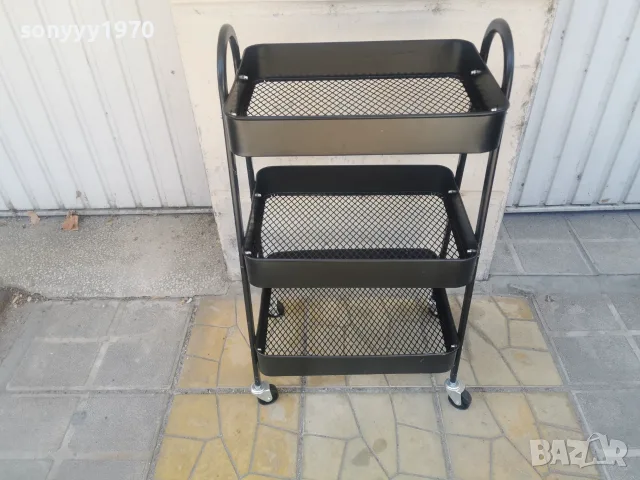 МЕТАЛНА ЕТАЖЕРКА С КОЛЕЛА 2708262041L4