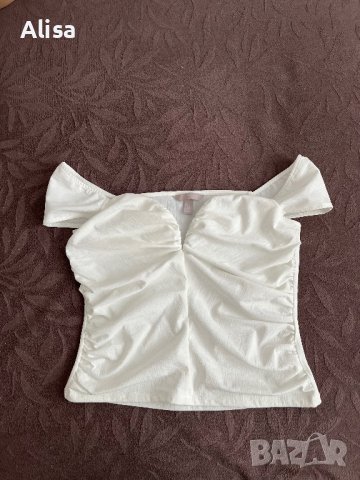 Чисто нова блуза с деколте, снимка 4 - Корсети, бюстиета, топове - 42100097