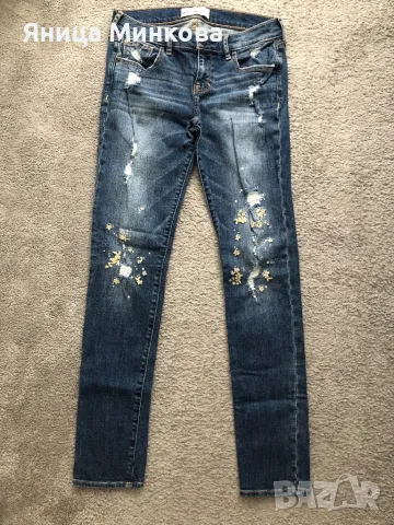 Детски дънки Abercrombie, ръст до 164 см, снимка 2 - Детски панталони и дънки - 49166222