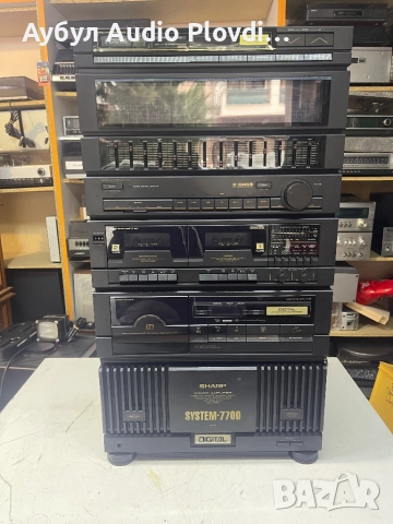 Стерео уредба  Система Sharp system-7700 / 7700 CDH(BK), снимка 3 - Аудиосистеми - 52031226