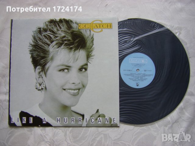 ВТА 12409 - C.C. CATCH - Like A Hurricane, снимка 2 - Грамофонни плочи - 31455954