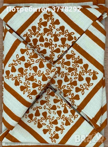 Ленени Комплекти с по 6бр.салфетки,цвят натурален-1, 2, 3-по 45лв;4 и 5-по 25 лв.Снимка 6 - панами, снимка 7 - Други - 51998512