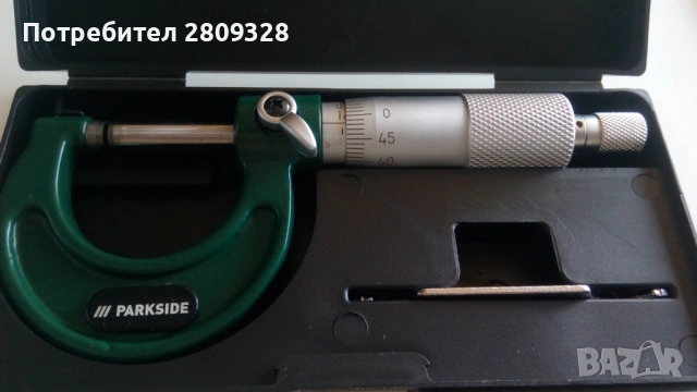 Микрометър, нов, класически, аналогов, парксайд , 25 мм