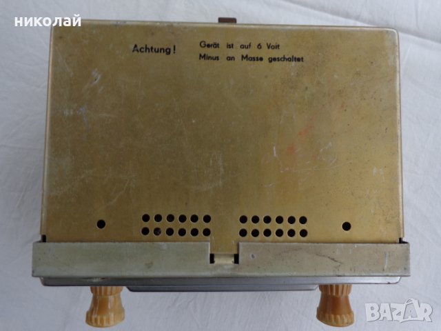 Ретро авто радио марка Stern - Radio модел BERLIN Typ A1000 -4.  6/12V ,  L/M Работещо 1963 година, снимка 7 - Аксесоари и консумативи - 39859626
