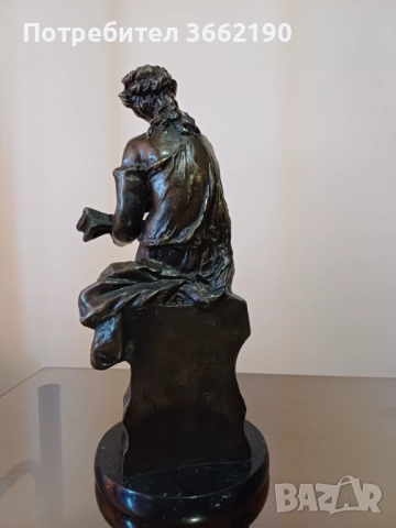 Бронзова женска фигура, снимка 3 - Статуетки - 52514078