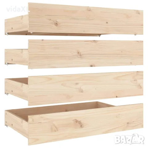 vidaXL Рамка за легло с чекмеджета, 120x200 см, снимка 7 - Спални и легла - 56146653