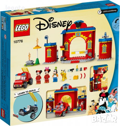 НОВО ЛЕГО 10776  DISNEY - Пожарникарската станция на Мики и приятели LEGO 10776 Mickey & Friends Fir, снимка 4 - Образователни игри - 38119016