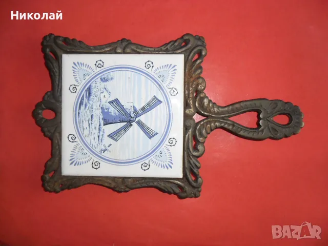 Поставка за горещи съдове , плоча, снимка 4 - Антикварни и старинни предмети - 49007723