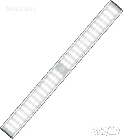 Безжична магнитна LED лампа с датчик 45см. / 2500mAh / Лампа Под Шкаф / Лампа за Гардероб, снимка 13 - Лед осветление - 49315349