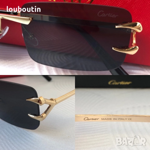 Cartier мъжки дамски слънчеви очила 2 цвята унисекс, снимка 3 - Слънчеви и диоптрични очила - 52915530