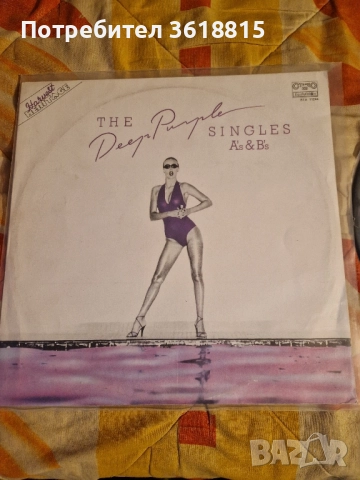 грамофонна плоча на deep purple.