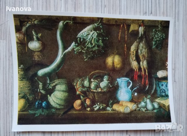 Колекционерски руски картички - картини живопис, снимка 10 - Колекции - 38184384