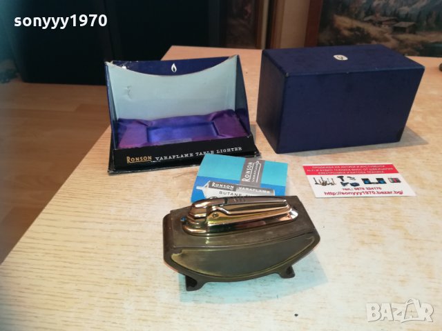 RONSON-MADE IN ENGLAND-внос belgium full antik, снимка 5 - Колекции - 31747411