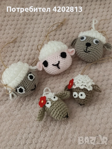 Ръчна изработка . Агънце , плетено на една кука 