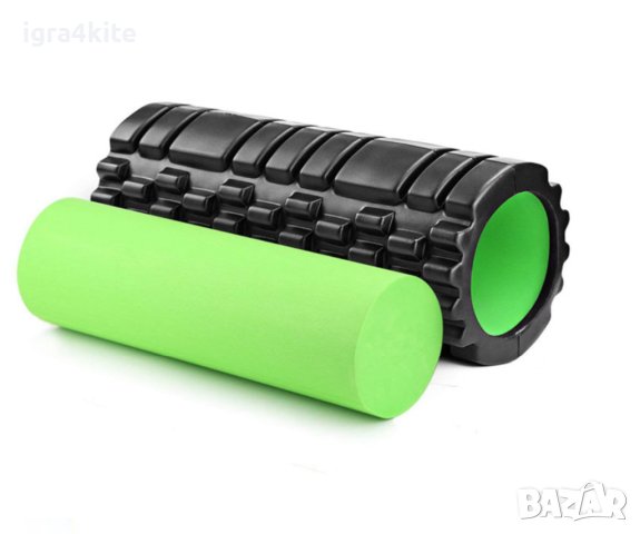 НОВО 2в1 комбиниран Foam Roller / Фоумролер 2 в 1 / два модела, снимка 5 - Йога - 40769442