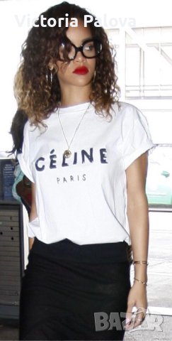 Тениска оригинал модна къща CÈLINE  vintage , снимка 5 - Тениски - 40512928