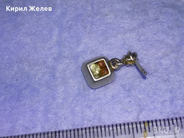 ПОСРЕБРЕНА ВИНТИДЖ АРТ ОБЕЦА от БЛАГОРОДНА СТОМАНА сЮВЕЛИРНО ФАСЕТИРАНИ ИСКРЯЩИ КАМЪНИ КРИСТАЛ 39967, снимка 15 - Обеци - 42795947