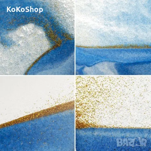 Пясъчен часовник-25 см./3D пясъчен часовник със син пясък/, снимка 6 - Декорация за дома - 49533011