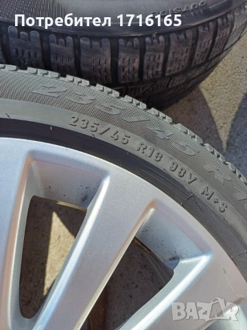 OPEL 18 ОРИГИНАЛНИ АЛУМИНИЕВИ ДЖАНТИ С ГУМИ , снимка 6 - Гуми и джанти - 50787423