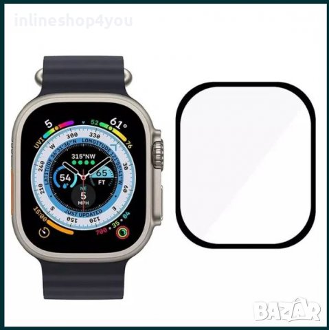 5D Протектор за Apple Watch Ultra 49mm 8 7 45 41 6 SE 5 4, снимка 6 - Фолия, протектори - 38181624