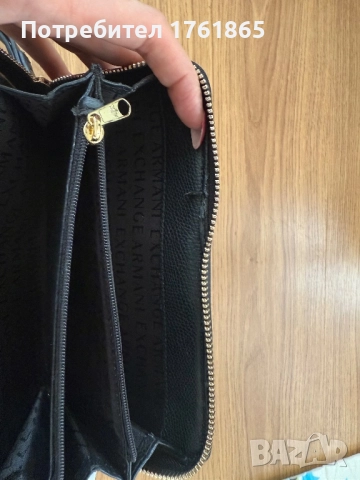 Armani Exchange кожен портфейл, снимка 4 - Портфейли, портмонета - 52364350