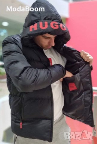 Мъжки яке Hugo, снимка 3 - Якета - 42725921