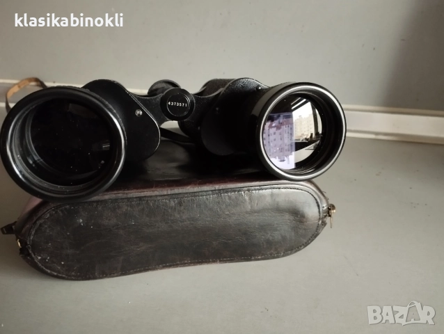 ТОП Немски Бинокъл Carl Zeiss Jena-JENOPTEM-10 х 50W--ГДР, снимка 12 - Екипировка - 52678421