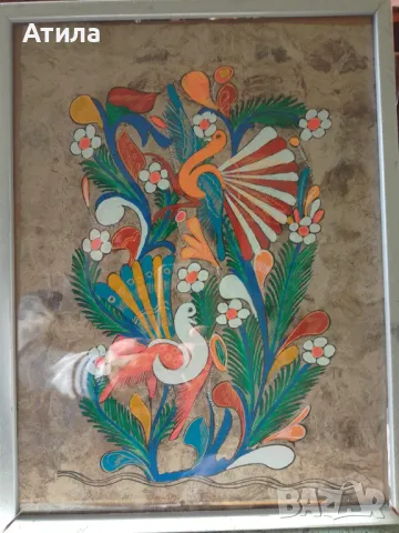 картина 43/32 см , снимка 2 - Антикварни и старинни предмети - 48123085