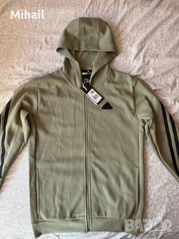 Мъжки суитшърт ADIDAS Future Icons 3-Stripes Full Zip Hoodie