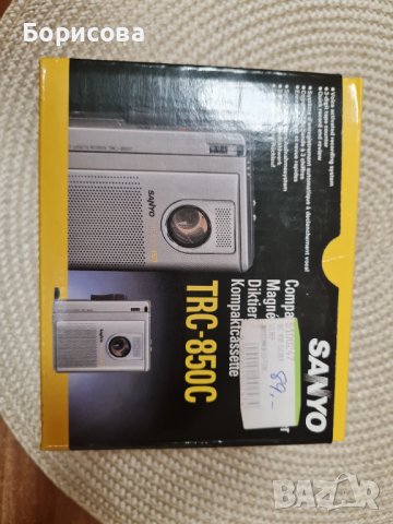 Sanyo TRC-850C стандартен компактен касетофон , снимка 3 - Радиокасетофони, транзистори - 38529367